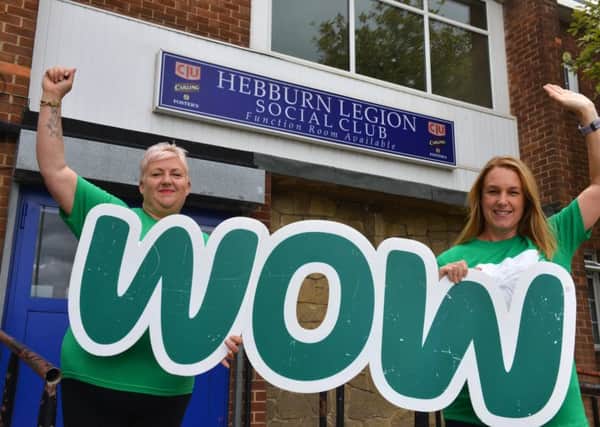 Hebburn Legion Social Club have raised almost Â£4,000 for Macmillan Cancer Support. Denise Joyce and Macmillan's Jane Curry