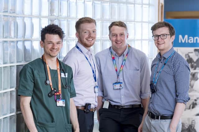 A team of junior doctors. Picture by Jim Varney.