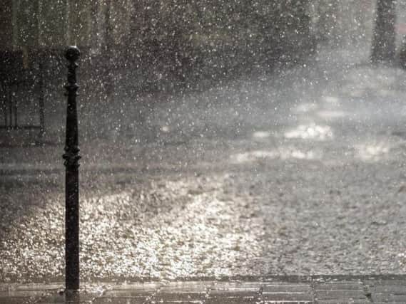 Heavy rain is forecast for the region today
