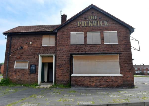 The Pickwick Arms which has been derelict for more than a decade