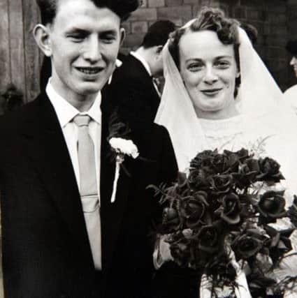 Ronnie and Anna Smith on their wedding day.