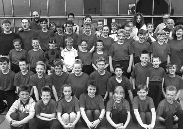 Members of the Temperance Gospel Church Youth Band, Laygate.