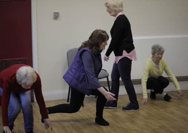 Participants taking part in a previous Falling at Your Feet session.