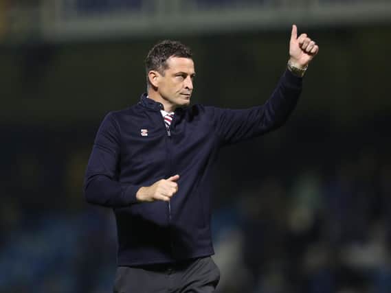 Jack Ross thanks the travelling Sunderland fans.