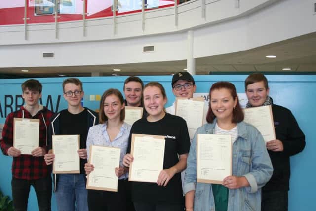 Jarrow School pupils have been praised for their high grades.
