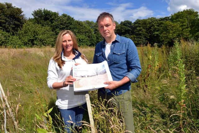 Architect Craig Fitzakerly and wife Caroline in the grounds at Undercliff