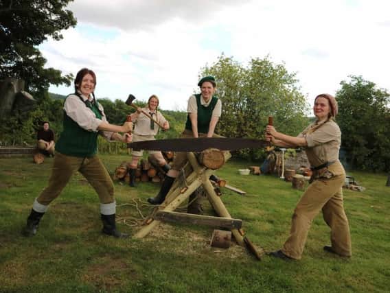 Lumberjills will be demonstrating their skills.
