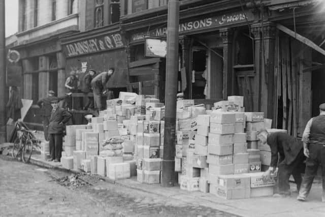 Market Place, South Shields in 1941.
