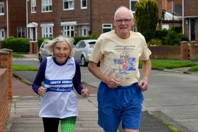 Ruth and Charles Anderson will be running to raise funds for the  the Macular Society.