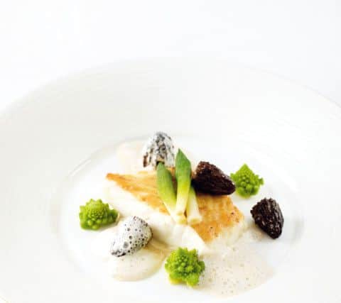 A turbot dish from The Ritz London: The Cookbook