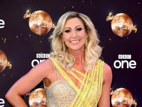 Former Steps star Faye Tozer has appeared on Strictly Come Dancing. 
Photo PA.