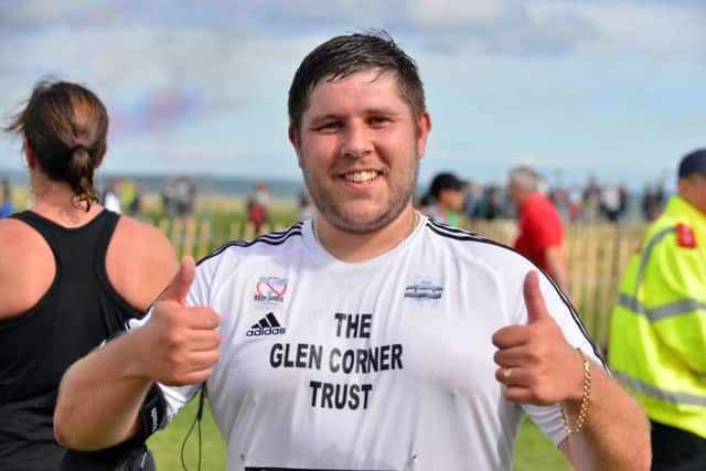 Daniel Whitelaw did the Great North Run in aid of the Glen Corner Trust.