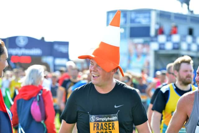 No parking here at the Great North Run 2018.