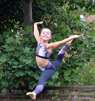 British tap champion, Maisy Tomlin, 10, from Lauren Anderson Academy of Dance.