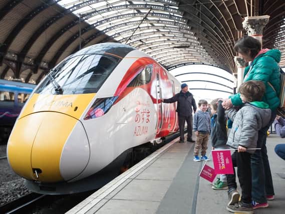 One of the Azuma trains.
