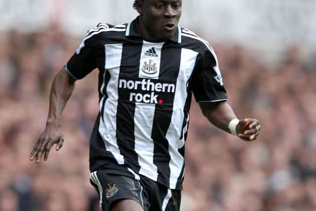 Obafemi Martins in action for Newcastle United