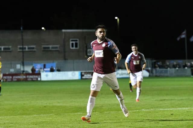 South Shields moved top with victory over Lancaster City.