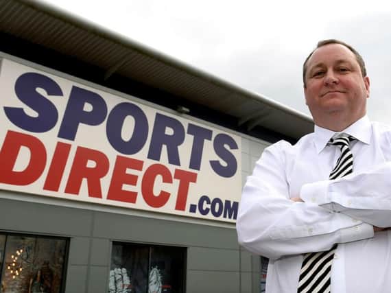 Newcastle United owner and Sports Direct boss Mike Ashley, who has been dealt a blow by a High Court judge. Pic: Joe Giddens/PA Wire.