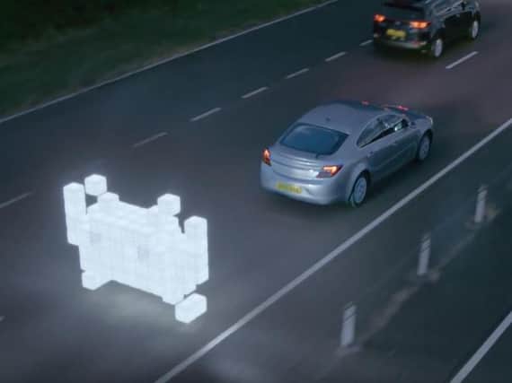 A still from the video created to back the Highways England campaign.