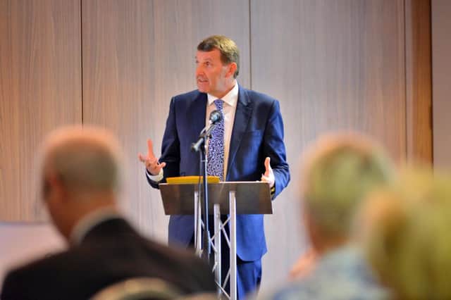 South Tyneside NHS Foundation Trust boss Ken Bremner at Monday's meeting.