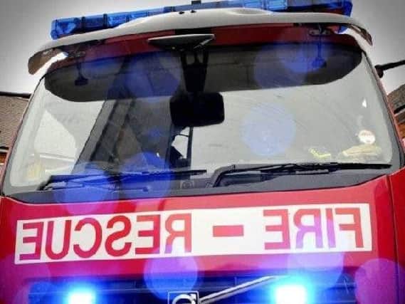 Fire crews were called to a flat fire in South Shields.