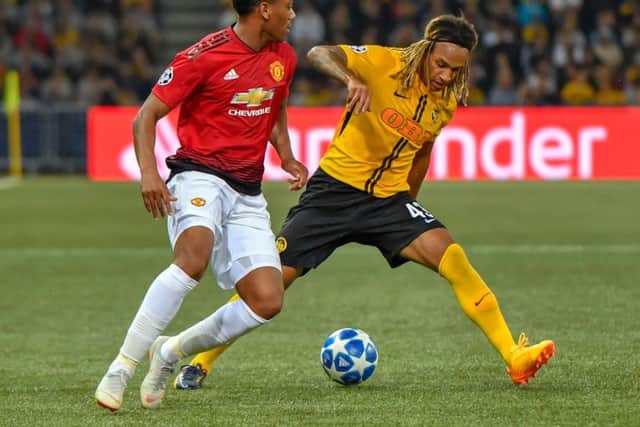 Mbabu in Champions League action last night
