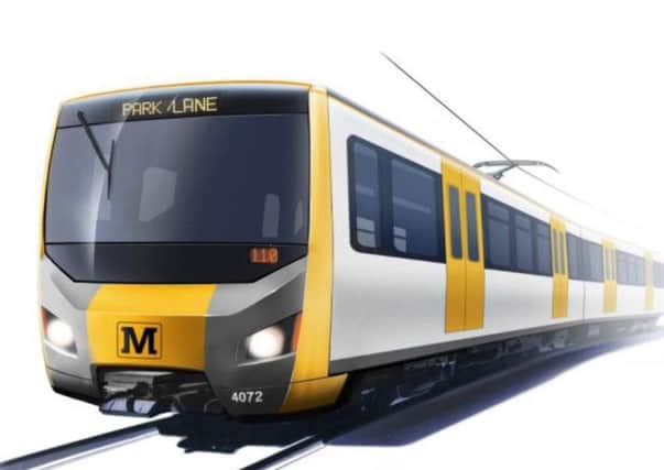 An artist's impression of how new Metro trains may look