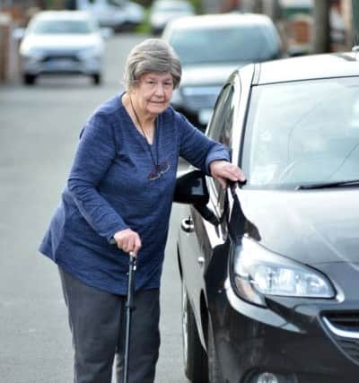 Former nurse Margaret Abernethy,  79 has been given a parking eye at South Tyneside Hospital after dashing for her sick husband
