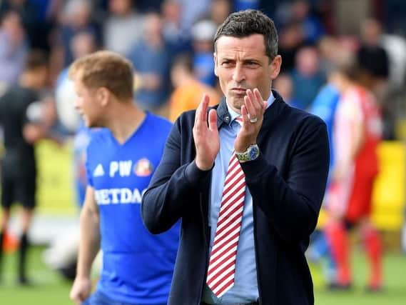Sunderland manager Jack Ross is aiming to guide his side to a first win in three games against Rochdale tomorrow