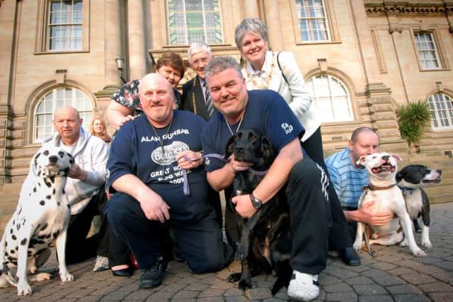 Tony Carlisle pictured at the launch of the 2010 Great North Dog Walk.