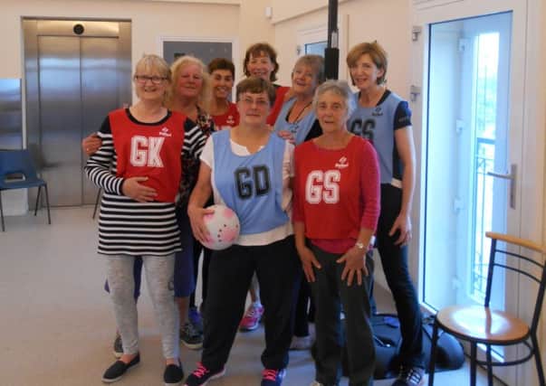 Walking netball sessions have re-started at Westoe Crown Hub