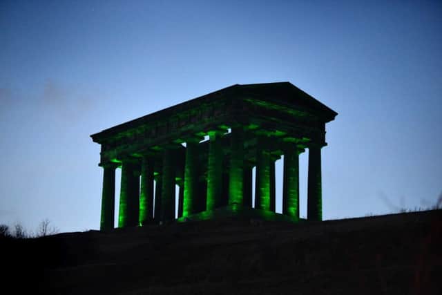 Penshaw Monument will be lit up green for Wold Cerebral Palsy Day