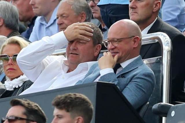 Lee Charnley and Mike Ashley.