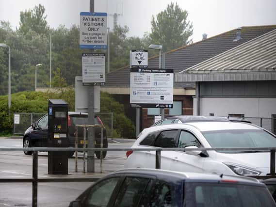Parking changes at South Tyneside Hospital.