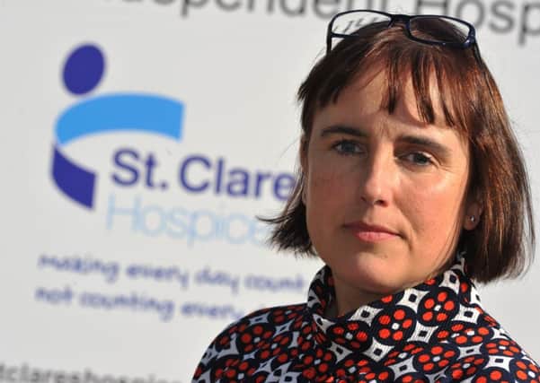 St Clares Hospice chief executive Avril Robinson.