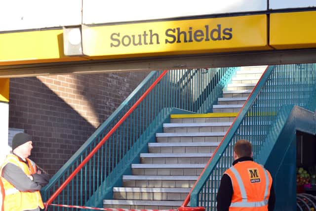 South Shields Metro Station is closed to commuters for five weeks