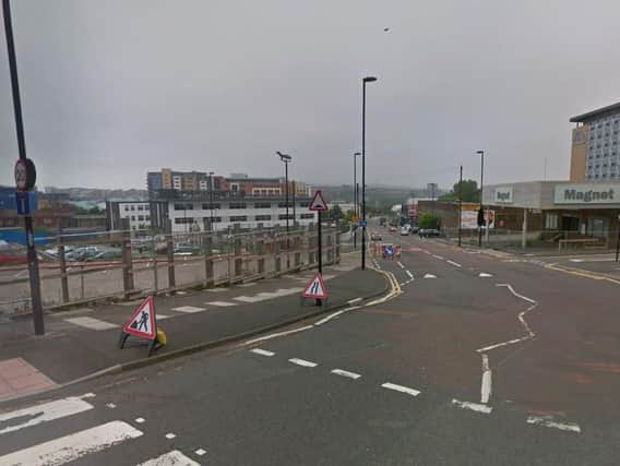 The attempted rape happened in a car park near George Street, Newcastle, in the early hours of September 16. Pic: Google Maps.