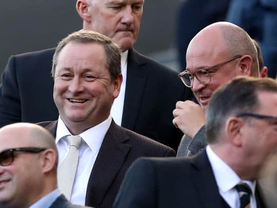 Mike Ashley and Lee Charnley.