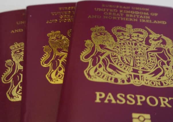 UK passports.