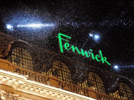 A winter wonderland in place at Fenwick in Newcastle.