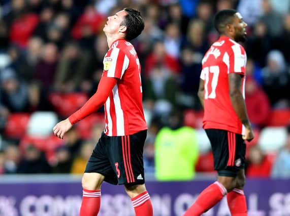 Bryan Oviedo sees red for Sunderland.