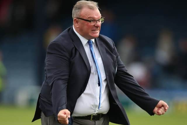 Posh manager Steve Evans.