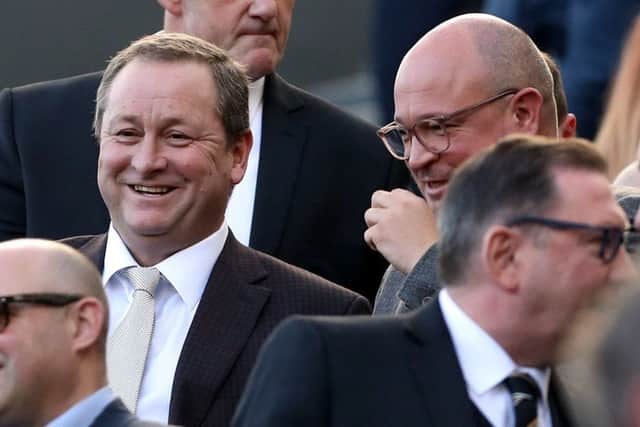 Mike Ashley and Lee Charnley.