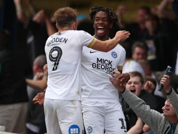 Peterbrough striker Ivan Toney.