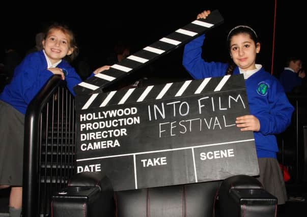 Pupils ready for action with the national Film Festival.