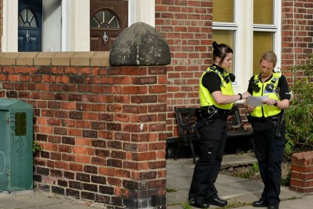 Police remain in Beech Street after the suspected stabbing
