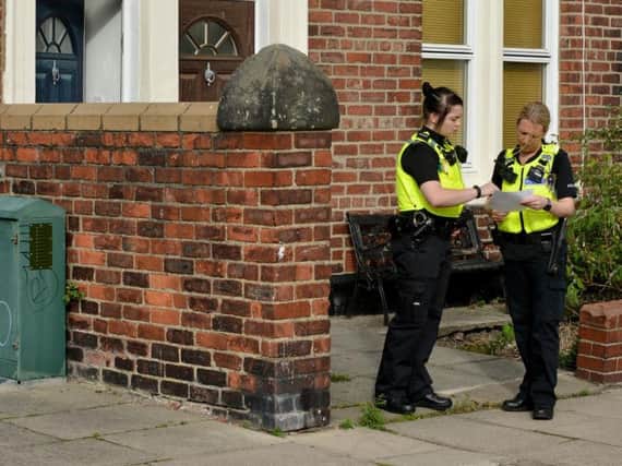 Police remain in Beech Street after the suspected stabbing