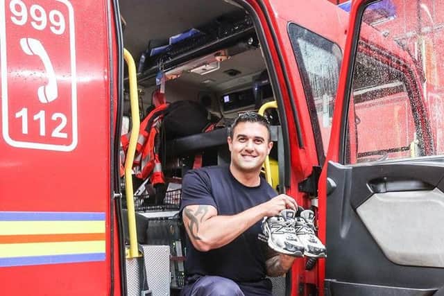 Firefighter Aaron Parmar is taking part in a 10k run for Chloe and Liam