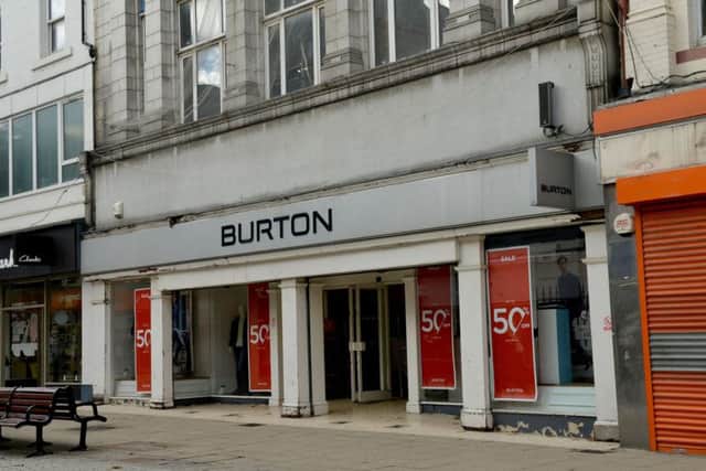 The Burton shop in King Street, South Shields.