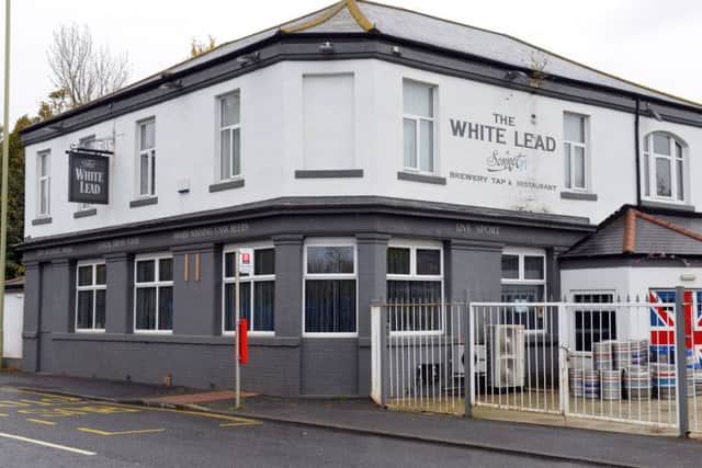 The White Lead pub has closed